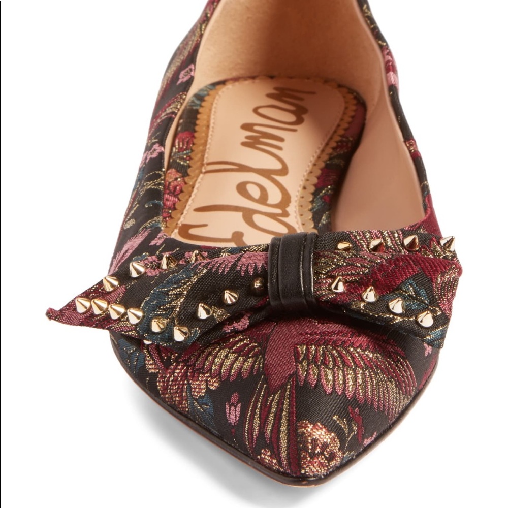 Sam Edelman Raisa Jacquard Pointed Ballet Flats ✨
